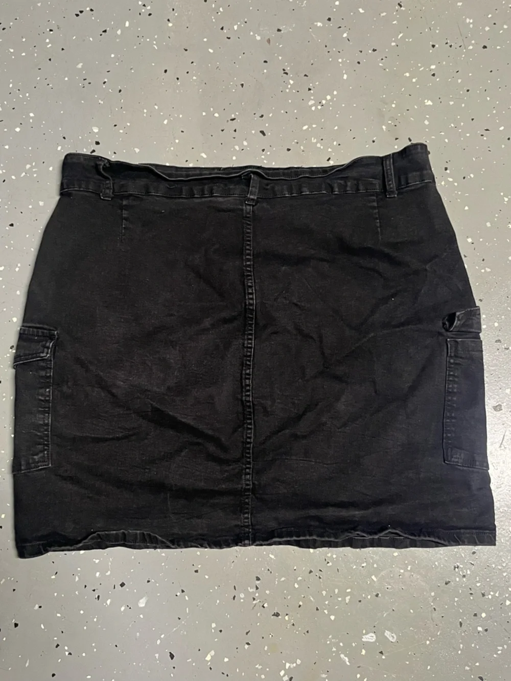 Women black jeans plus skirt size 5XL knee length - Picture 4 of 5